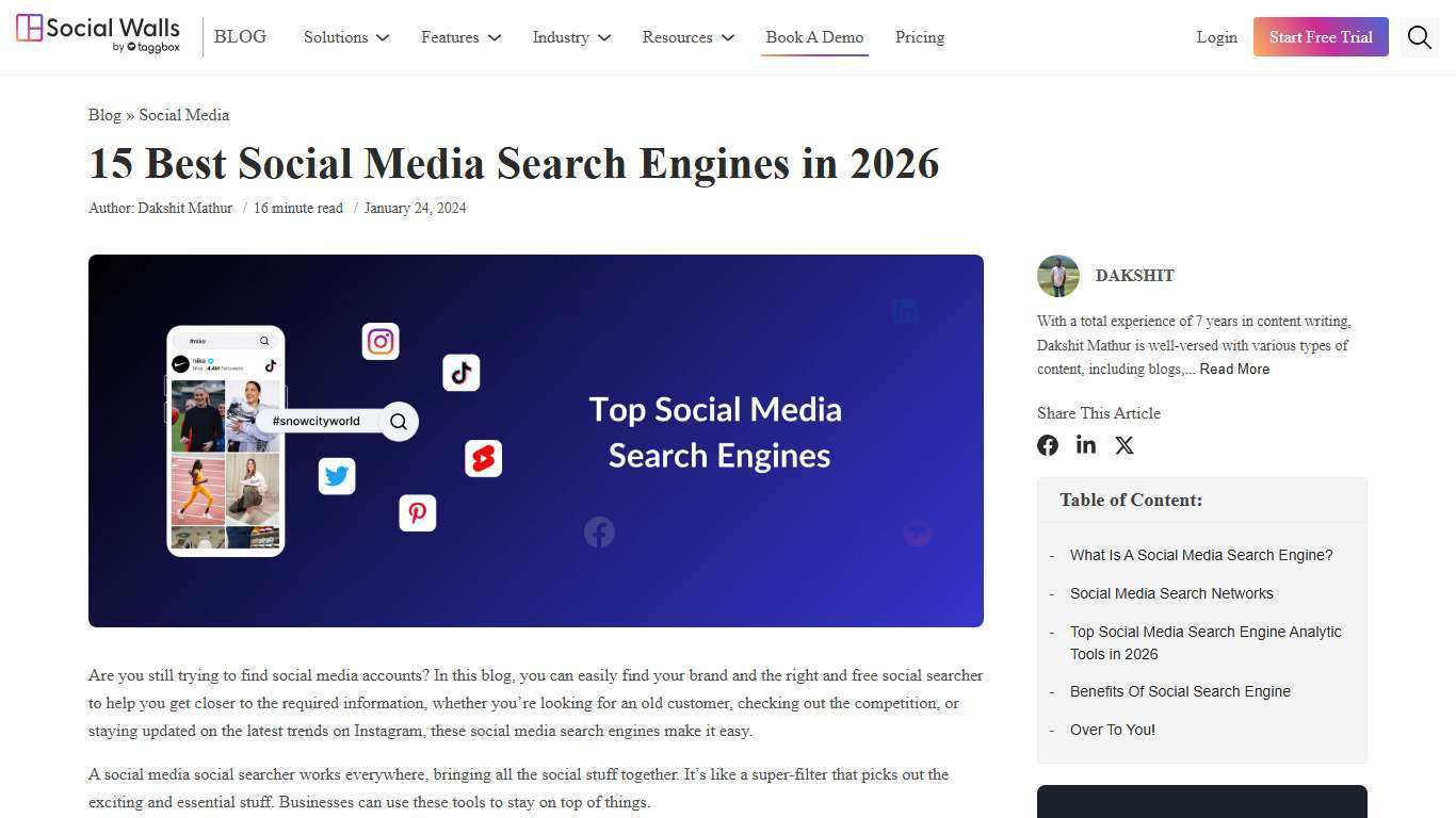 Best Social Media Search Engines & Tools 2026