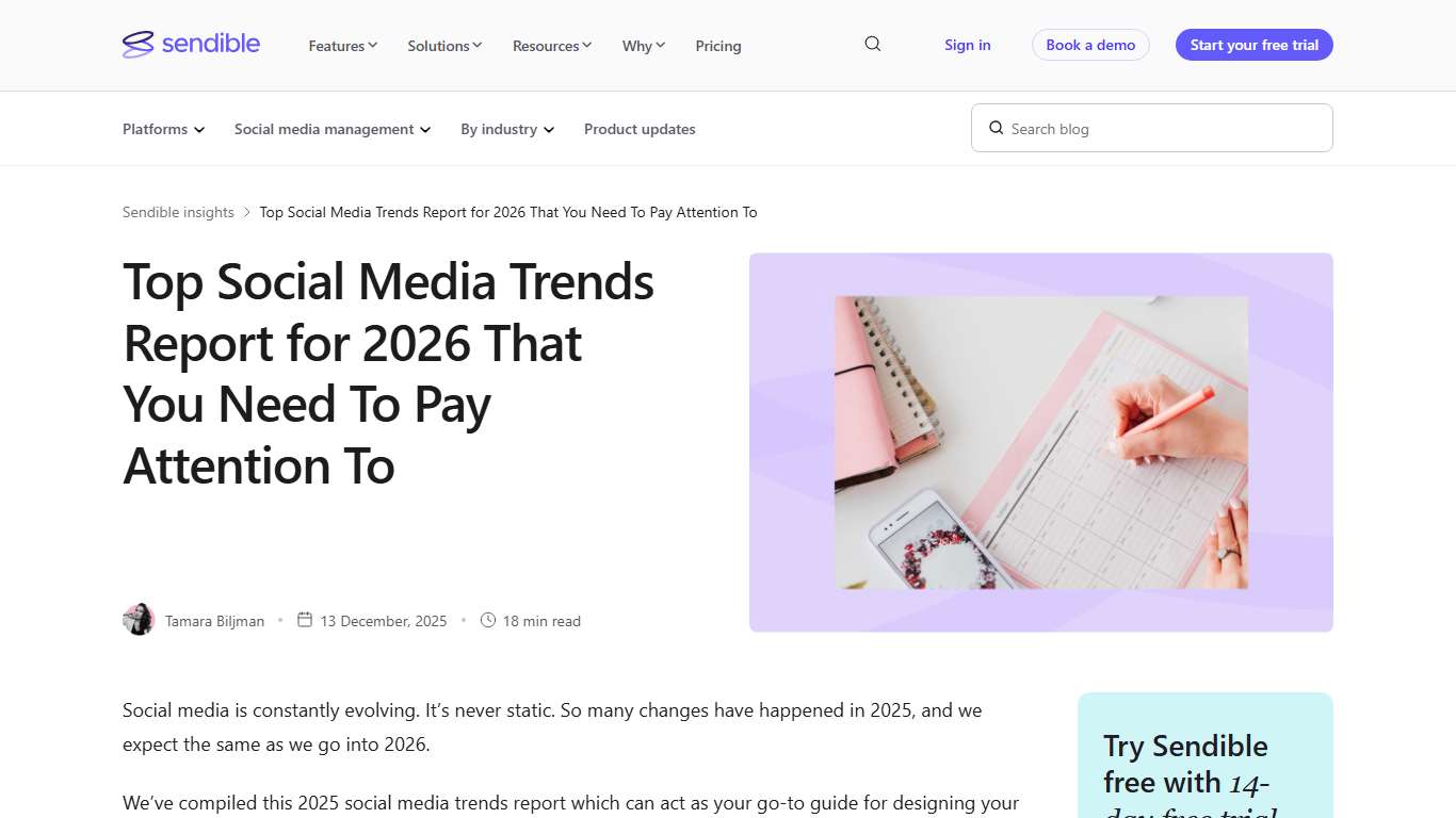 Top Social Media Trends Report for 2026 That You Need To Pay Attention To