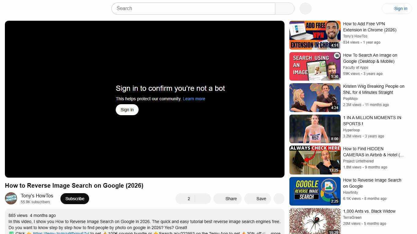 How to Reverse Image Search on Google (2026) - YouTube